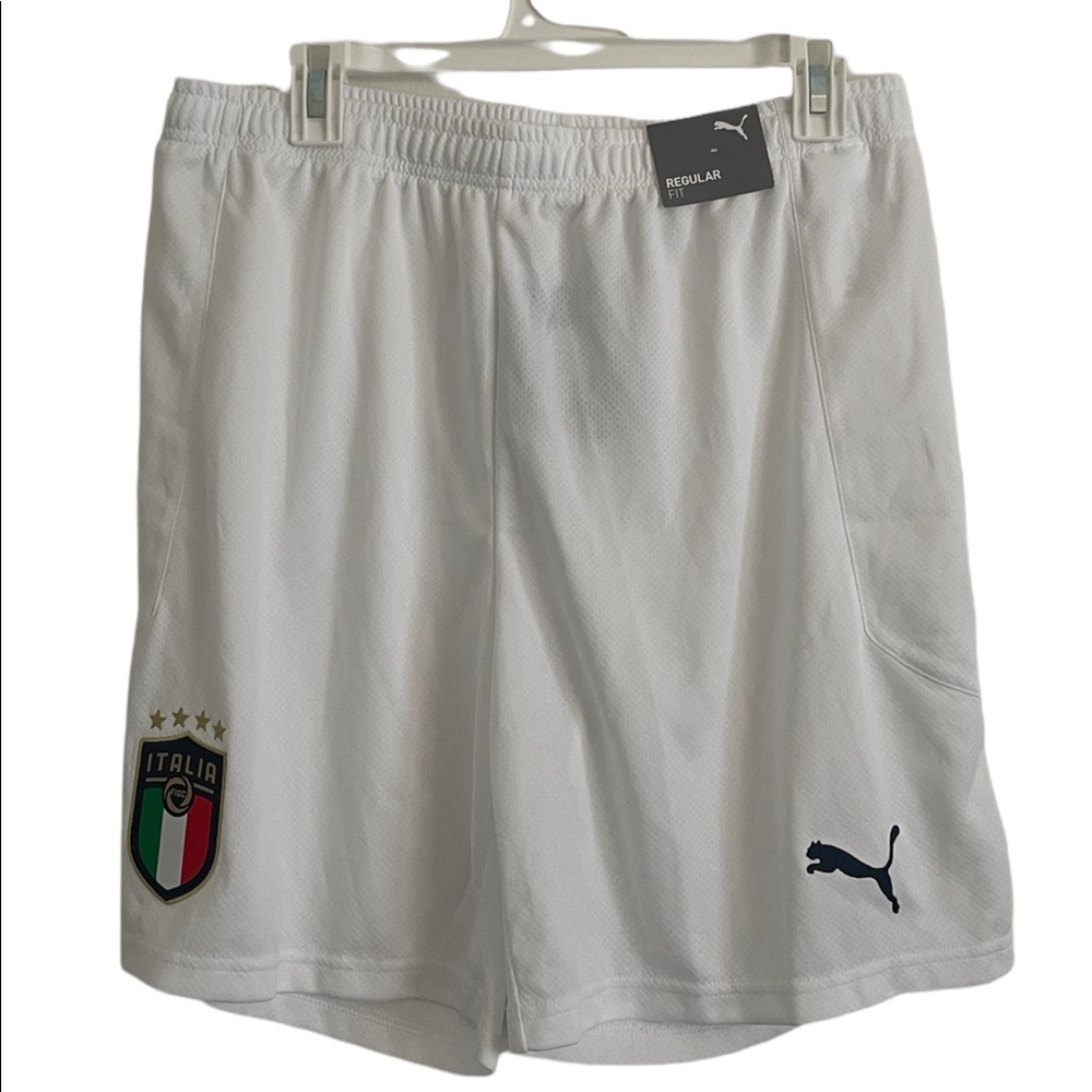 Puma Italia FIGC Men's Soccer Shorts - SZ L - **NWT**